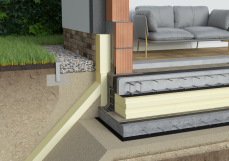 Układanie ocieplenia z płyt swissporXPS pod płytę fundamentową