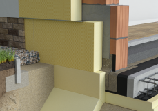 Płyty swissporXPS sprawdzają się znakomicie w strefie cokołowej