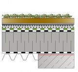 2.1.2. Dach zielony ekstensywny z termoizolacją z EPS